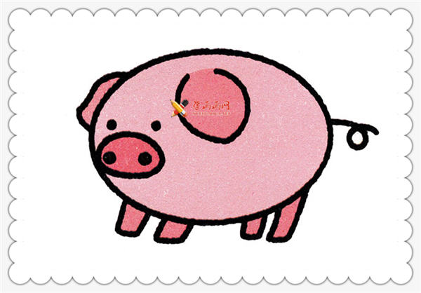 简笔画猪的画法教程
