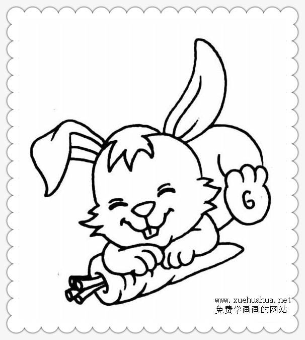 兔子简笔画大全_可爱小兔子图片合集(一)