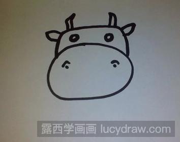 儿童画十二生肖之牛