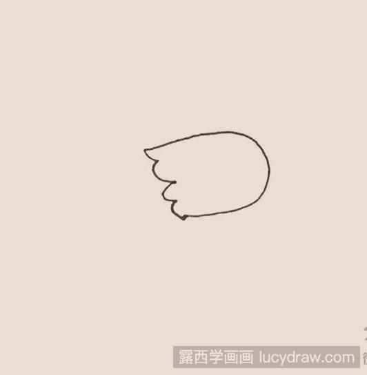 黄鹂鸟简笔画教程