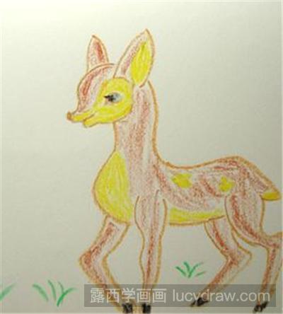 儿童画教程:聪明的小鹿