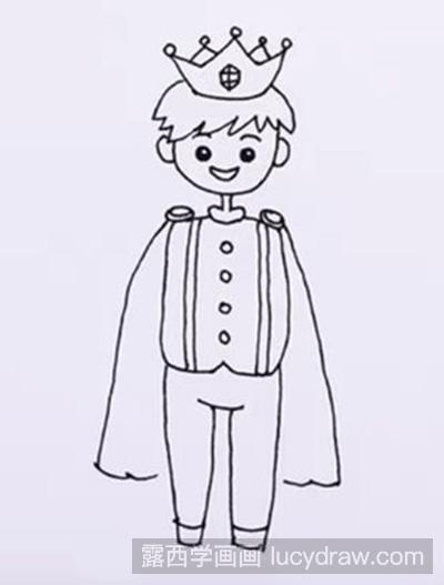 儿童画教程:怎么画小王子