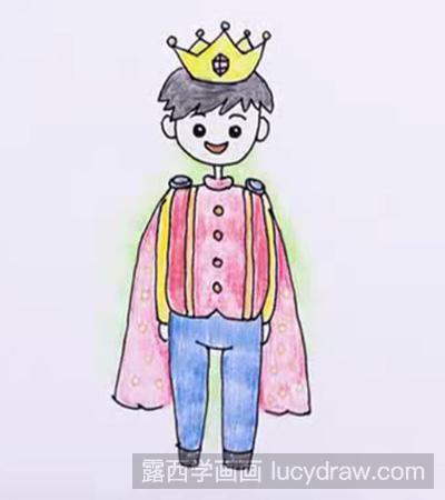 儿童画教程:怎么画小王子