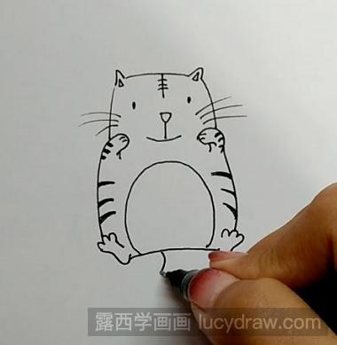 儿童画教程教你画小猫