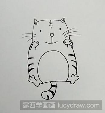 儿童画教程:教你画小猫