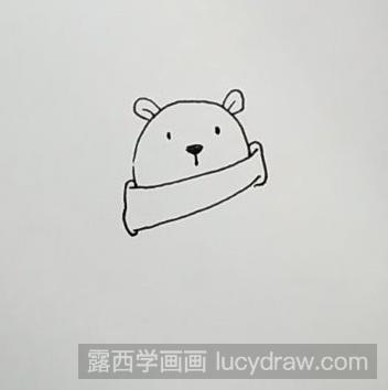 儿童画教程:教你画白熊