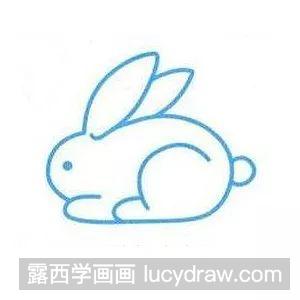 儿童画教程:教你画软萌小白兔