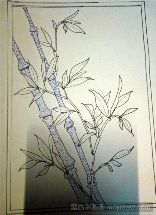 竹子插画教程
