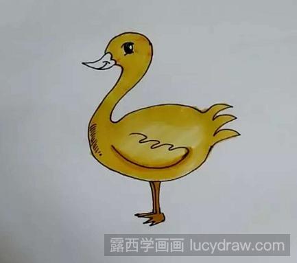 儿童画教程:教你画鸭子-露西学画画