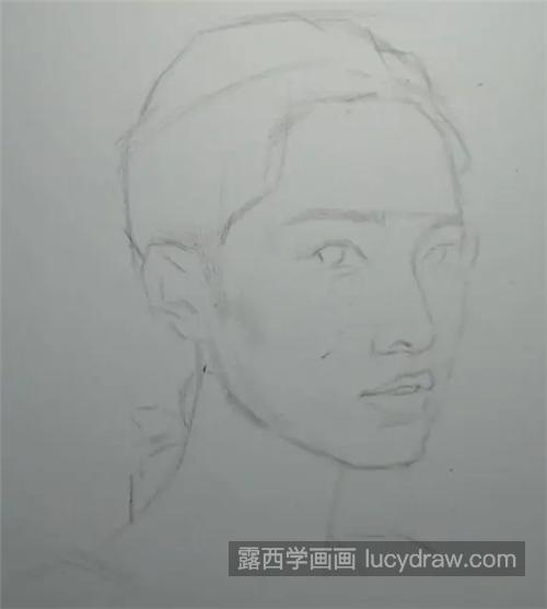 女明星李沁怎么画?详细的素描步骤有哪些?