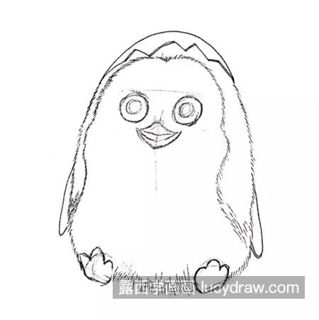 小企鹅怎么画?简单的素描企鹅画法是什么?