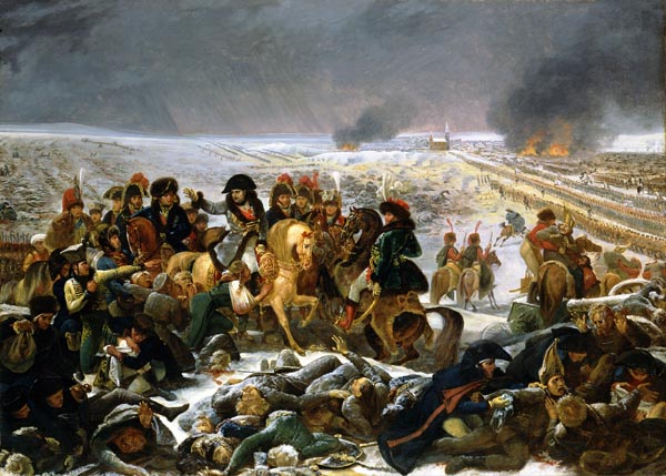 安托万·格罗斯《拿破仑在劳艾的战场上》油画高清作品鉴赏