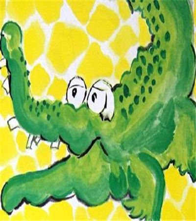 鳄鱼图片卡通简笔画图集
