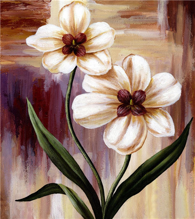 花卉油画作品欣赏