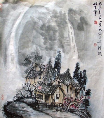 国画大师朱时昔的国画作品欣赏