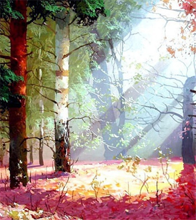俄罗斯画家维克托·贝科夫风景油画作品欣赏