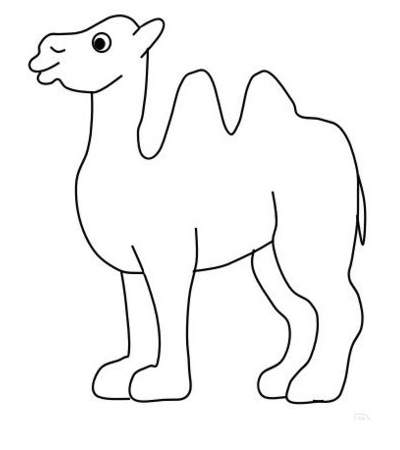 骆驼的画法简单图片