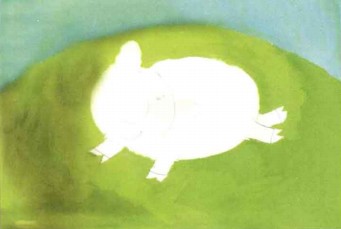 儿童学画画教程-小猪水粉画