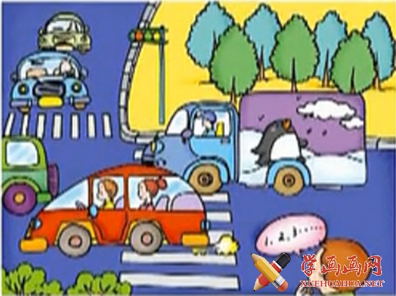 儿童学画画第48课_小汽车的画法(1)