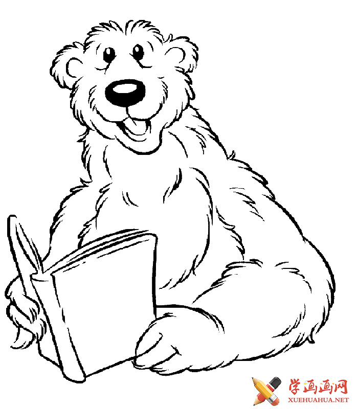 关于熊的简笔画图片12张