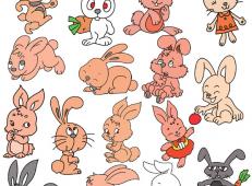 兔子简笔画_可爱的卡通兔子简笔画图片大全