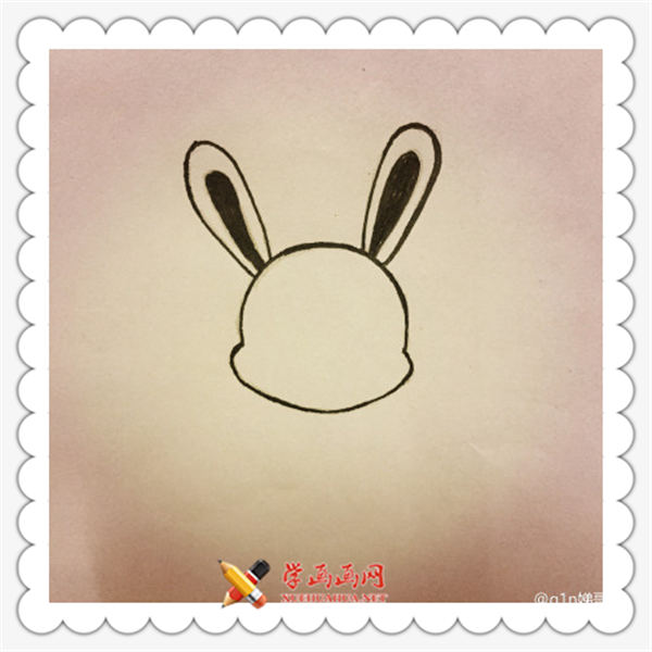儿童学画画：呆萌小兔子简笔画教程