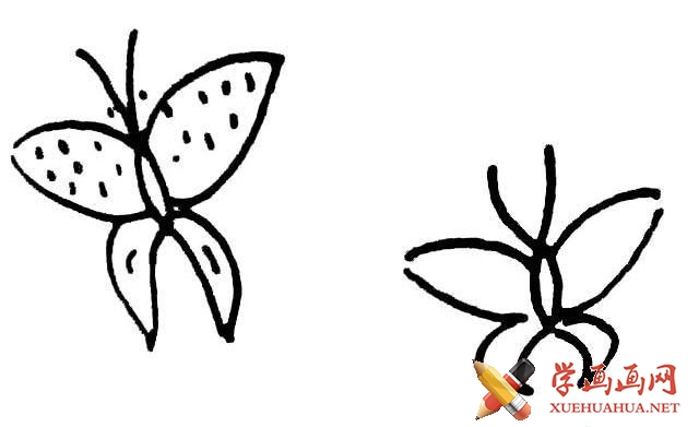 儿童学画画_怎么画蝴蝶