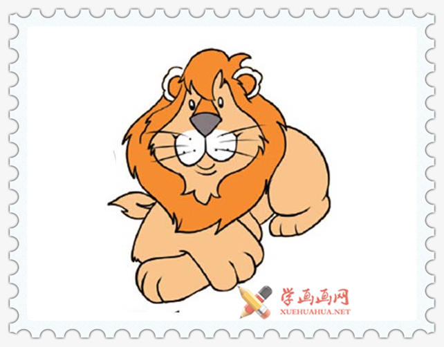 狮子王里的动物简笔画图片