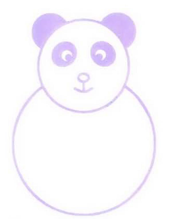 教你如何快速学会熊猫简笔画的画法