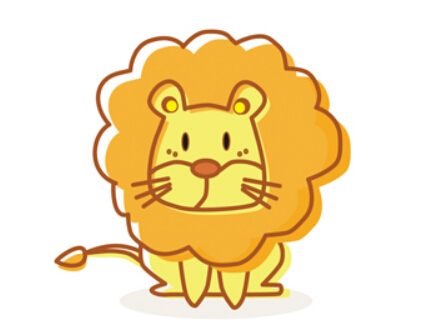 狮子王简笔画图片_儿童动物简笔画素材