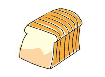如何画切片面包简单的切片面包简笔画动画步骤
