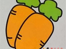 蔬菜简笔画-胡萝卜简笔画图片