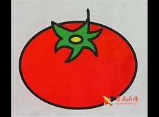 番茄简笔画图片