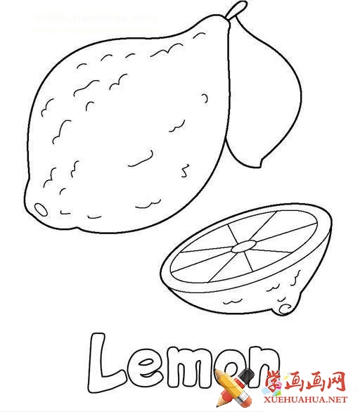 关于柠檬的简笔画图片大全