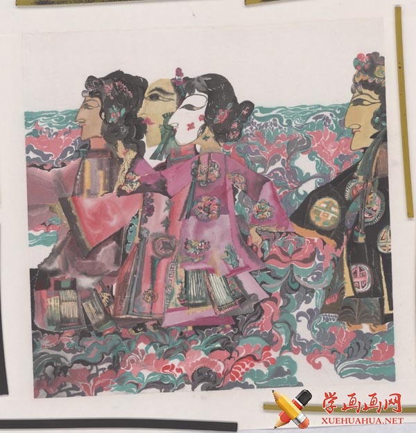 中国近现代国画精粹《年画》鉴赏册页一