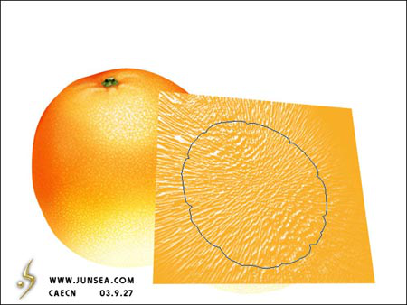 ps鼠绘教程：橙子的画法
