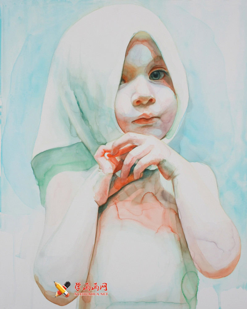  水彩画欣赏：Ali Cavanaugh笔下的儿童