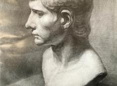素描石膏像《罗马青年像》