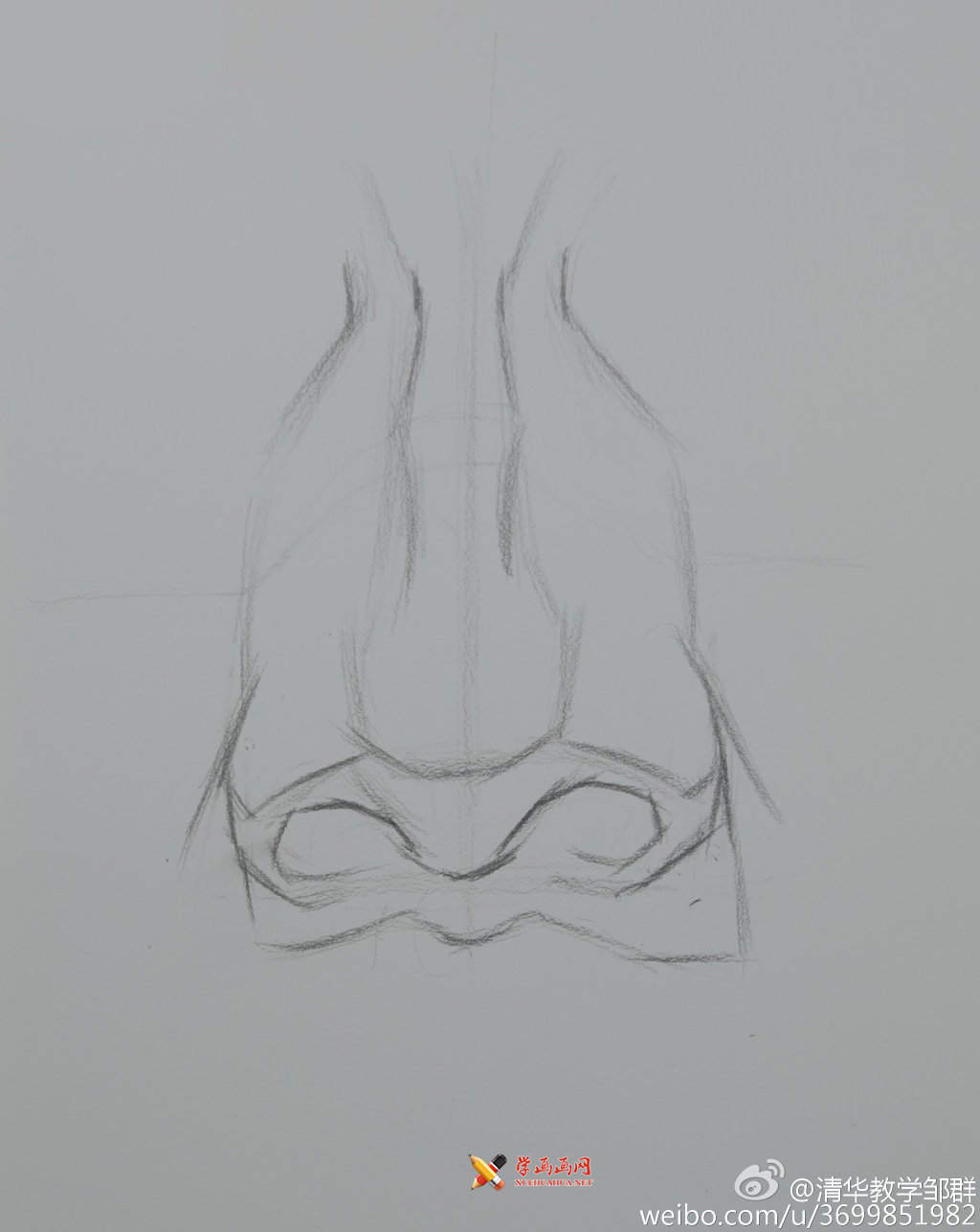 鼻子的画法 鼻子的画法步骤图_儿童画鼻子