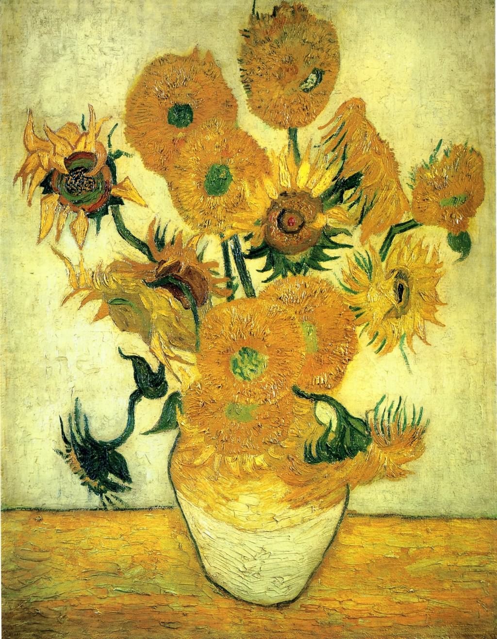 《向日葵》-梵高最著名的画作《向日葵》作品赏析【高清图片】