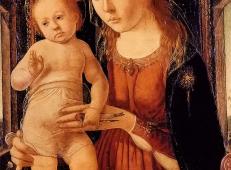 古典油画《圣母子》_Biagio d\'Antonio