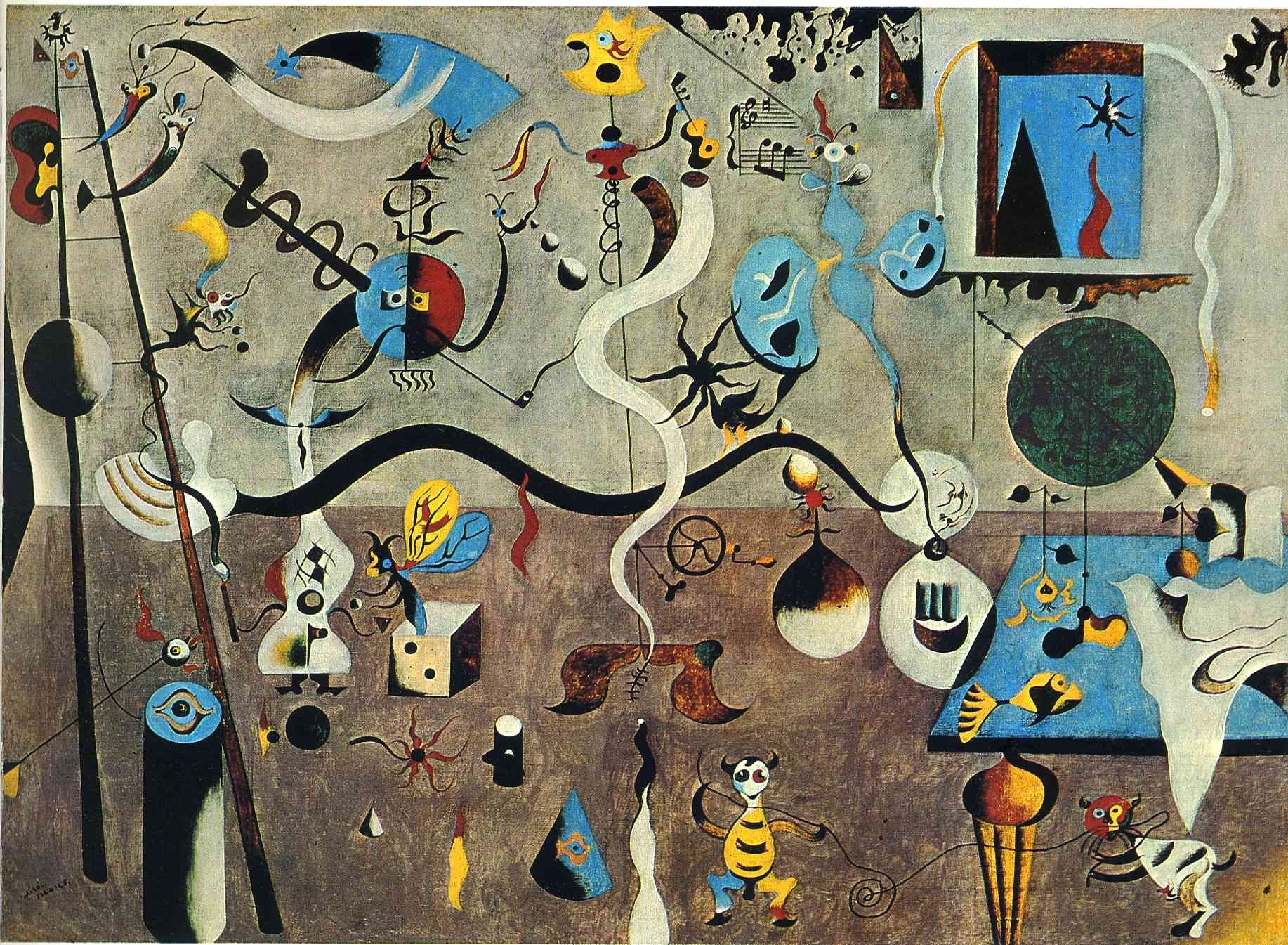 Ciphers and Constellations, in Love with a Woman, 1941 by Joan Miro (1893-1937, Spain ...