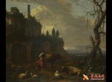 【国外油画】亚伯拉罕begeijn《农民与牛的破产》高清图片欣赏
