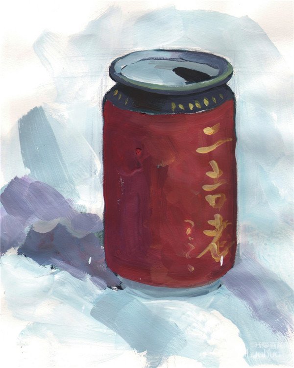 如何画水粉易拉罐？水粉易拉罐的绘画教程