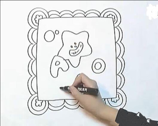 儿童水彩画简单教程：漂亮的儿童画手帕教程