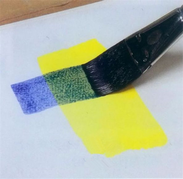 水彩画的基本技法色彩叠加法