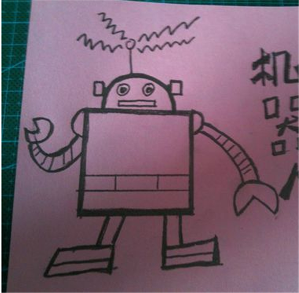 如何画一个机器人？