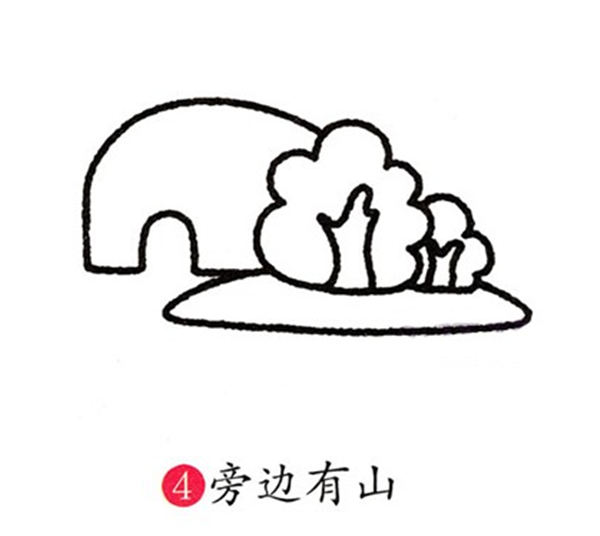桂林象鼻山简笔画