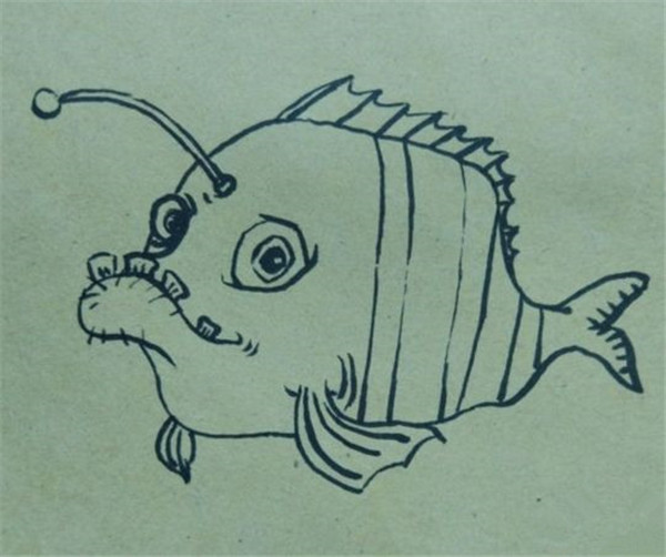 水彩小鱼儿童画教程