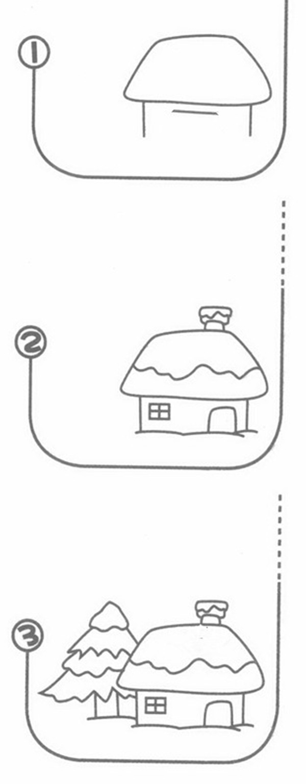 怎么画房子简笔画？